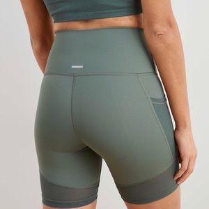 Aerie Move Mesh High Waisted Bike Short